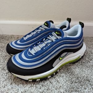Women's Nike Air Max 97 OG Atlantic Blue Volt Yellow DQ9131-400